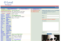 Desktop Screenshot of olevel.rwp.edu.pk