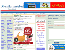 Tablet Screenshot of dherihassanabad.rwp.edu.pk
