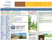Tablet Screenshot of girlshostels.rwp.edu.pk