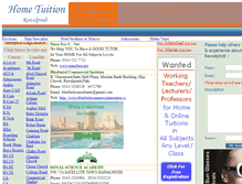 Tablet Screenshot of hometuition.rwp.edu.pk